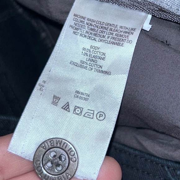 50% off w ♥️ Columbia Men's black  Slim Fit Casual Cotton Jeans pants Size 34x30 - Picture 7 of 9